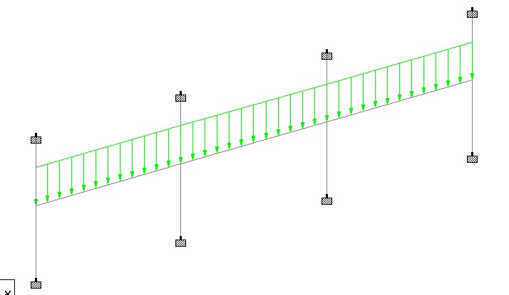 Analytical Model of Equivalent frame in Staad Pro